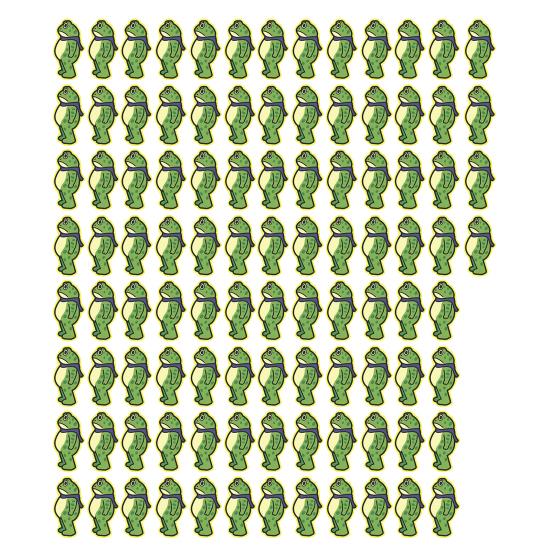 Набор наклеек «Портлендский лягушонок-протестующий» Водонепроницаемые виниловые наклейки на бампер Портленд Ярость Сопротивление Юмор Лягушки