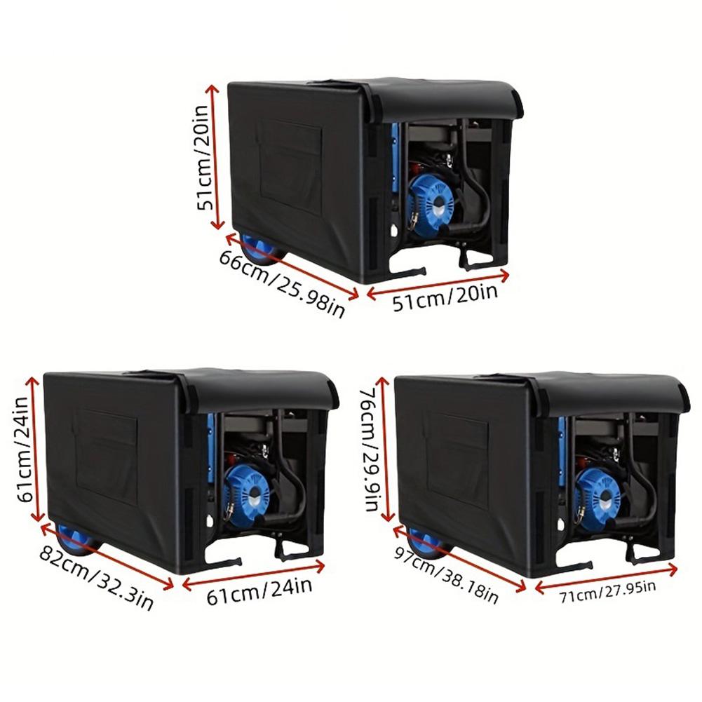 Чехол для уличного генератора, погодостойкий, с регулируемой посадкой, надежная защита для генераторов в суровых условиях