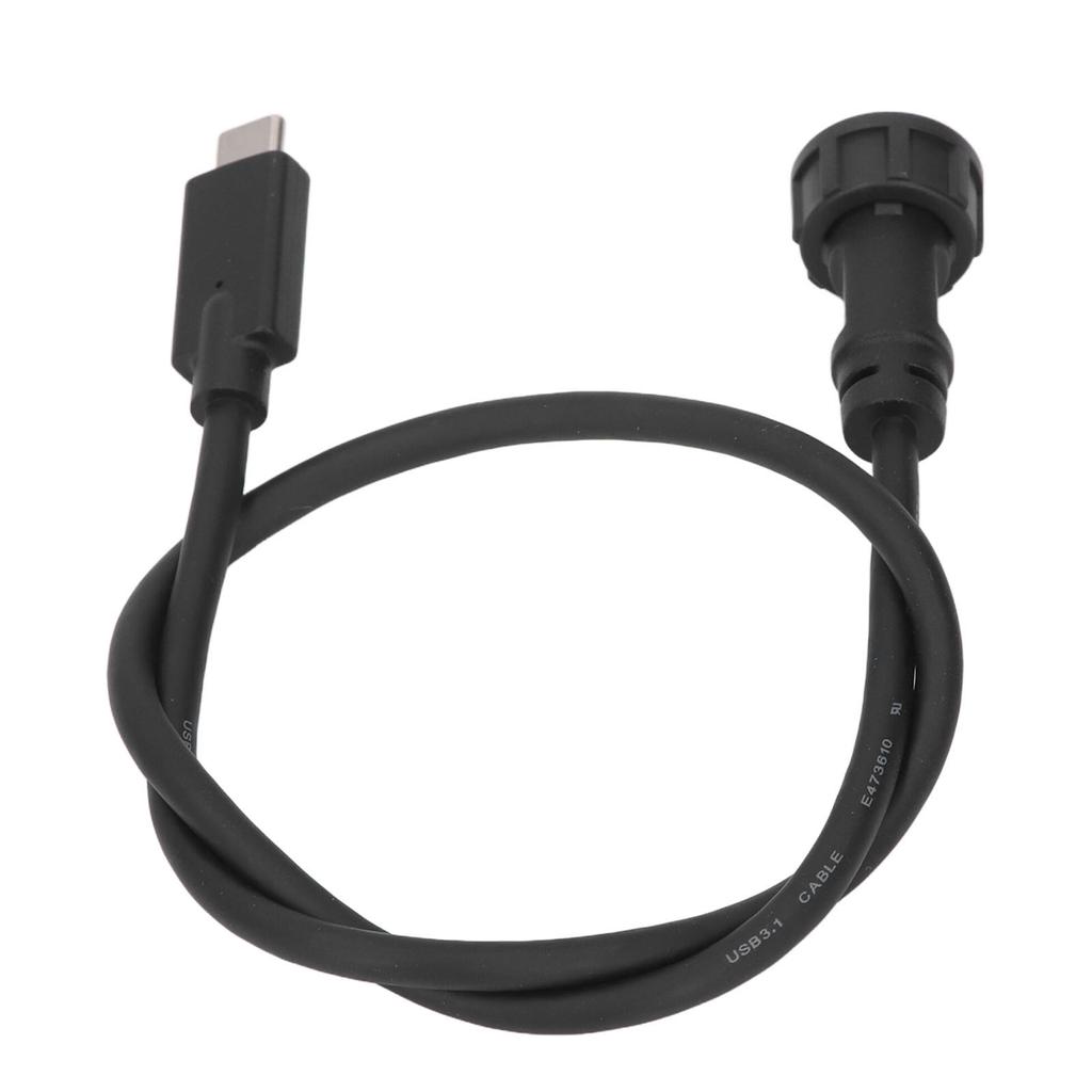 Type C Male To Male Cable 0.5m IP67 IP68 Water Proof Straight Plug USB C Extension Cable 30V 1.5A