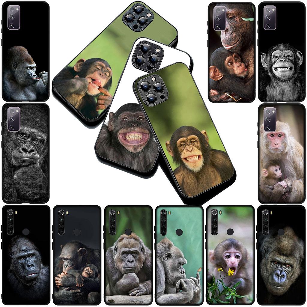 Casing Phone Cover for Samsung Galaxy S25 S24 S23 FE Ultra Plus S7 Edge S25+ S23+ A56 5G Case  Monkey Gorilla Ape Baby Animal