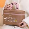 with Handle Travel Makeup Bag Cute Toiletry Pouch Fashion Toiletry Organizer  Women Travel