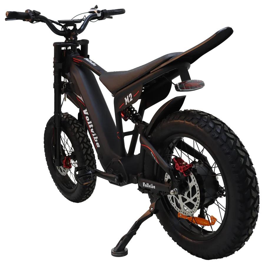 VOLTVIBE M2 Off-Road Electric Bike, 60V 25Ah Battery, Full Suspension