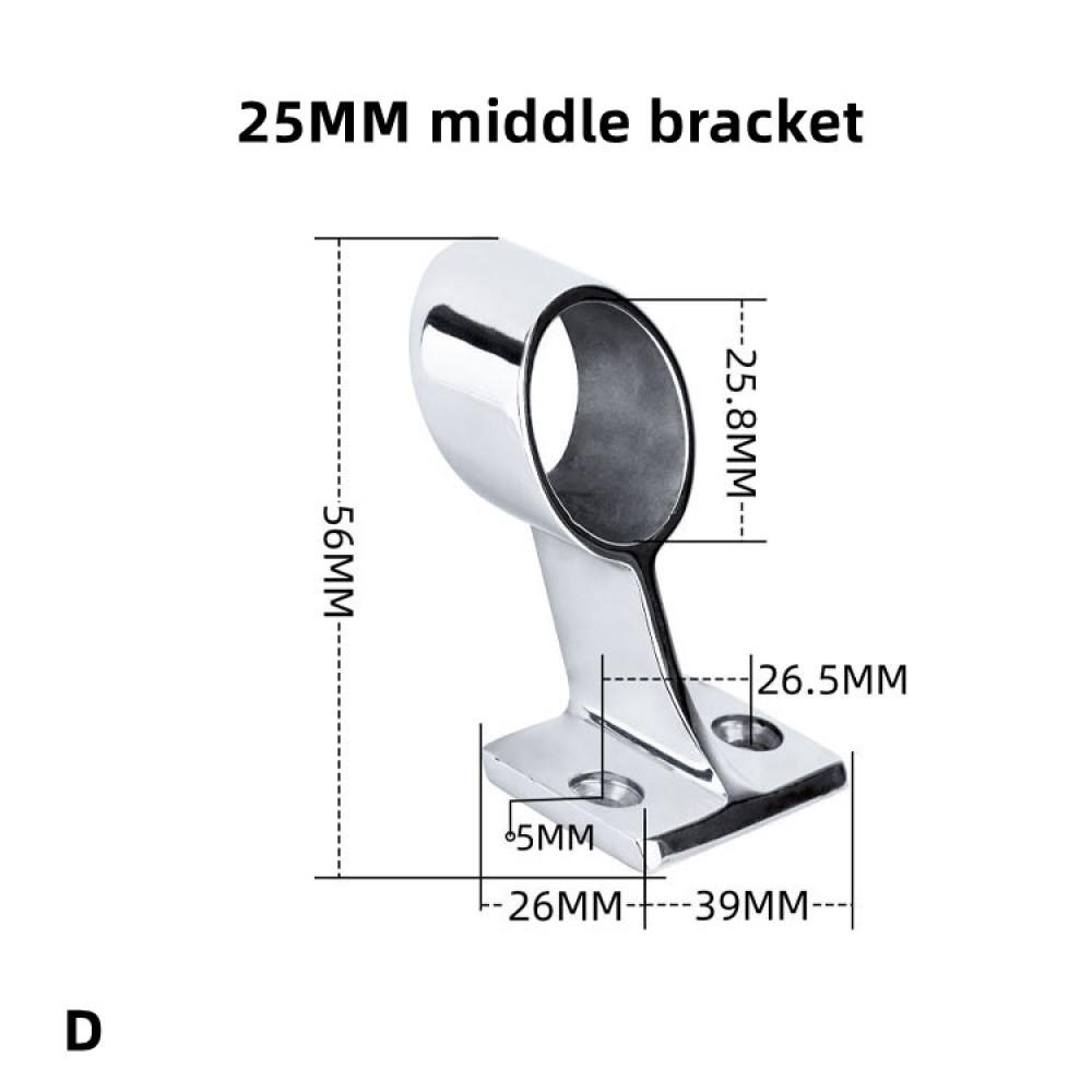 Поручень из нержавеющей стали 316, подъемный поручень на 60° для трубчатого наружного диаметра, морской лодки, яхты
