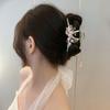 Элегантный темперамент сплав кисточка цветочный женская заколка для волос леди новый летний аксессуар для волос заколки акула зажим для волос головной убор