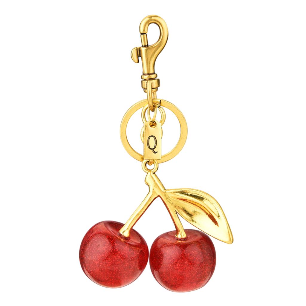 Модный брелок в форме вишни, очаровательный модный брелок в форме вишни, стильные брелки, ювелирные изделия для ключей от машины или сумок
