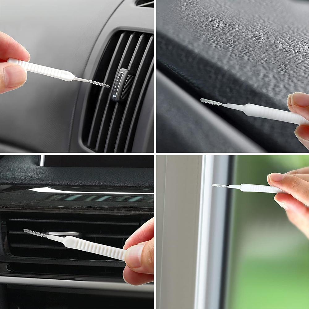 Xiaomi 10/60Pcs Mini Shower Head Cleaning Brush Head Anti-clogging Mobile Phone Hole Pore Gap Keyboard Nylon Cleaning Brush450000