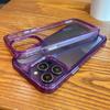 Толстый противоударный прозрачный чехол для телефона для iPhone 14 13 12 11 Pro Xs Max 7 8 Plus Защитная крышка камеры задняя крышка