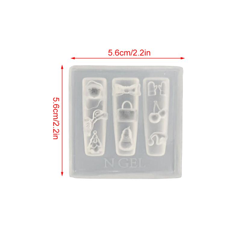 Рождественский подарок Силиконовая форма для лепки снеговика для ногтей Украшения для ногтей Дизайн для ногтей Стереоскопическая пластина для стемпинга Инструменты для маникюра