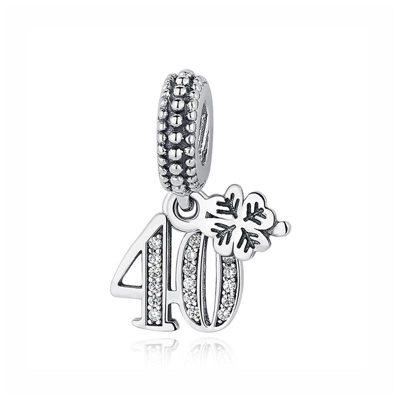 Original Charms Anniversary Birthday Gift Pendant Beads Fit Pan Brand Bracelets Necklaces Jewelry For Women