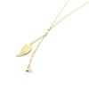 [L7231] - Gold-Plated Necklace 'Choreography'