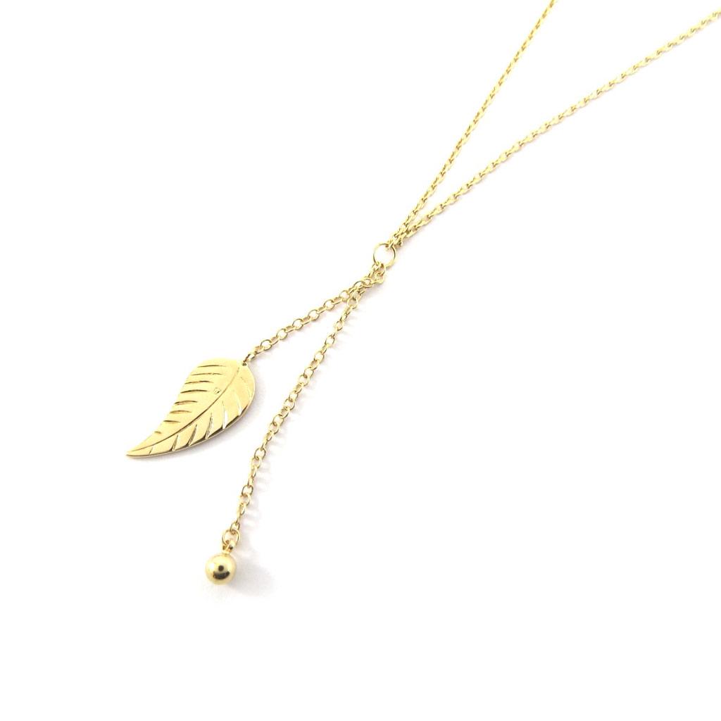 Les Trésors De Lily [L7231] - Gold-Plated Necklace 'Choreography'