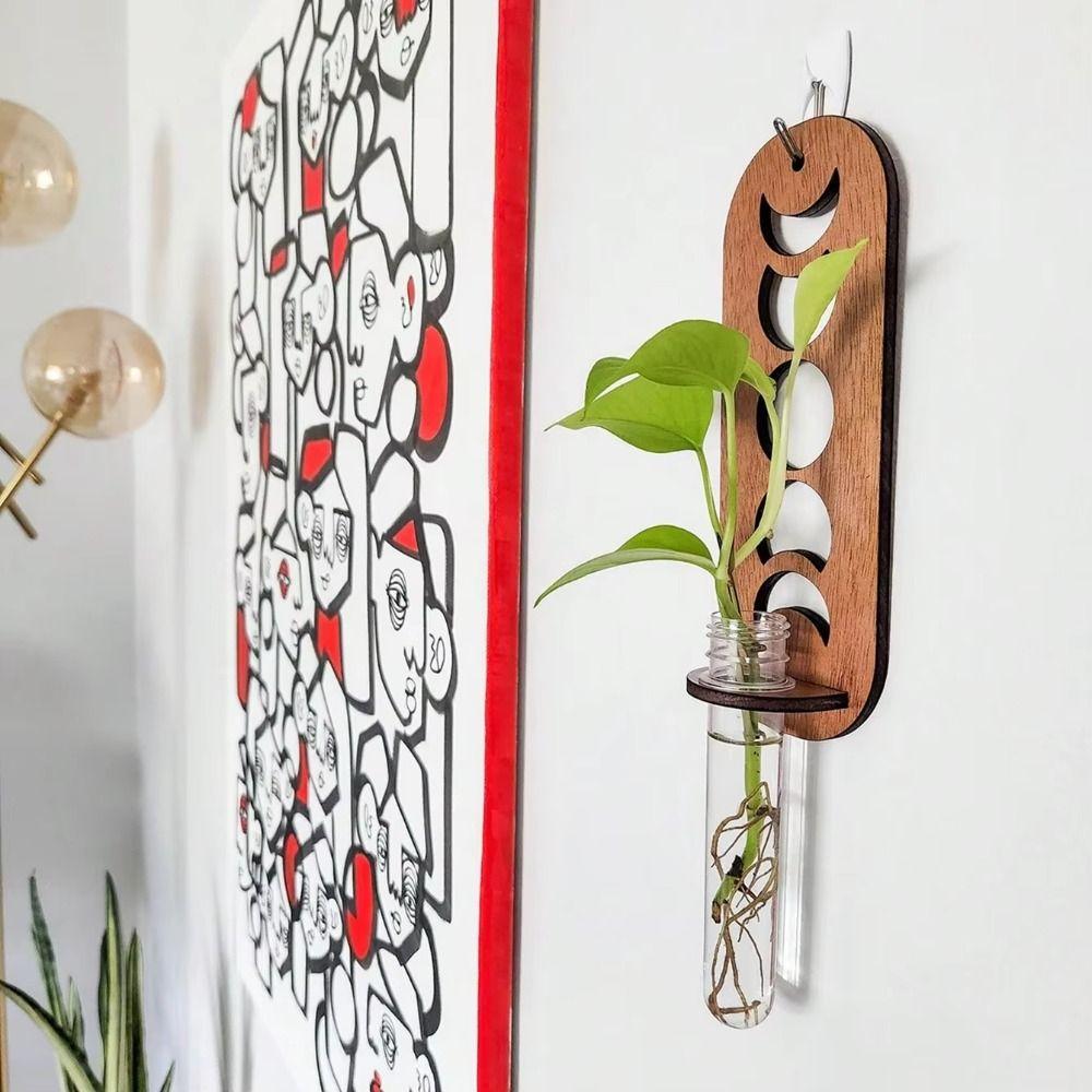 Подставка для растений Настенная ваза Гидропонный контейнер Подвесной кашпо Декор для дома/офиса