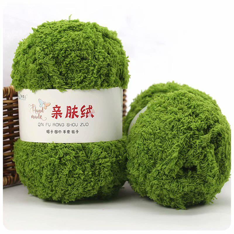 50 г/упаковка пряжи синель мягкая тонкая коралловая бархатная пряжа для полотенец для вязания крючком пряжа для ручного вязания крючком свитера своими руками куклы