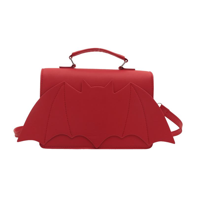 Портативная маленькая женская сумка 2024 года, новая европейская и американская сумка на плечо на Хэллоуин, персонализированная летучая мышь, забавная модная сумка-мессенджер