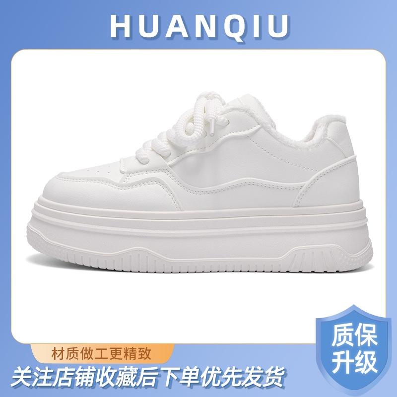 Глобальные популярные бархатные туфли на платформе для женщин ZHQ68056M зимние новые толстоподошвенные теплые, удобные и износостойкие спортивные туфли для женщин