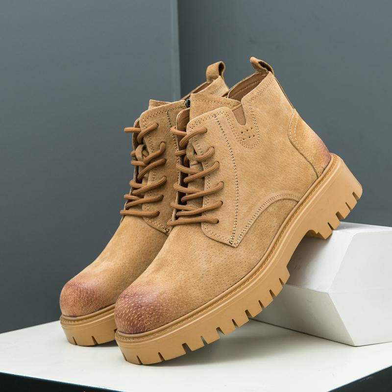 Мужские кожаные водонепроницаемые ботинки Chukka на шнуровке, классические ботинки Oxford, повседневная деловая обувь для мужчин