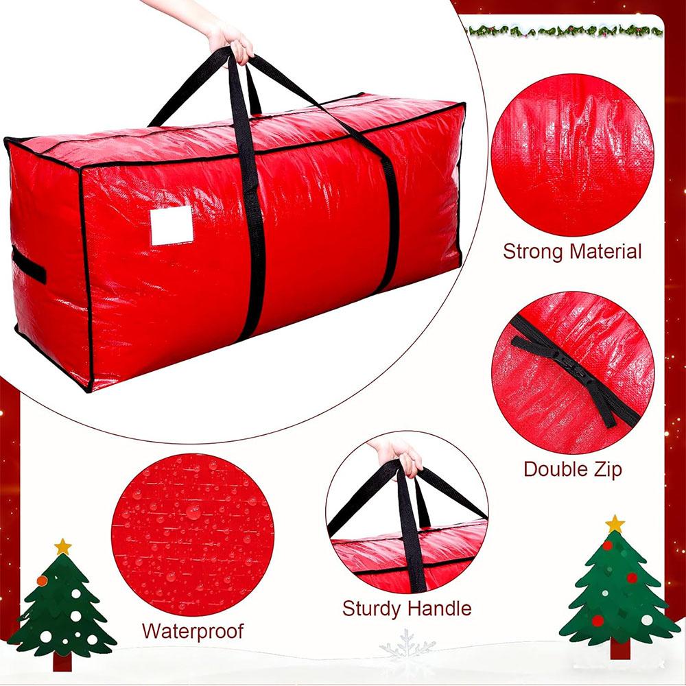 Сверхбольшая сумка для хранения рождественской елки для елок и других украшений