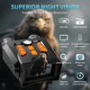 Бинокль ночного видения с инфракрасным излучением 4K и 16-кратным зумом для тактического использования, охоты и наблюдения за птицами.