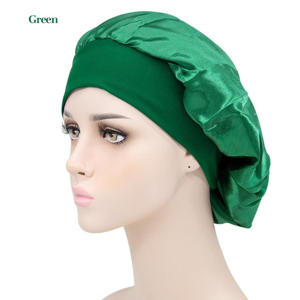 Elastic Satin Bonnet Hat Breathable Hair Bonnet Hat Fashion Head Cover for Men Women