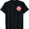Fire Department Logo Uniform Fireman Symbol Firefighter Gear T-Shirt