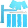 4/9pcs/set Cake Decoration Comb Cream Demoulding Knife Adjustable Scraper Cake Smoothing Spatula Baking Pastry Tools Accessories