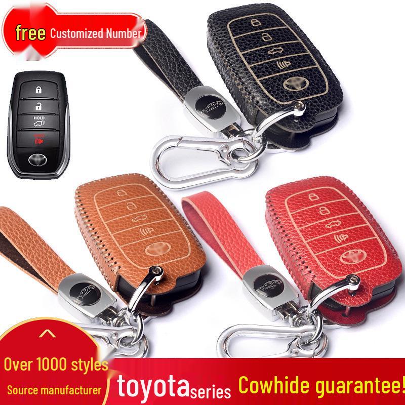 Чехол для ключей брелок для Toyota Crown, Levin, Corolla, RAV4, C-HR, Camry, Vellfire, Sienna