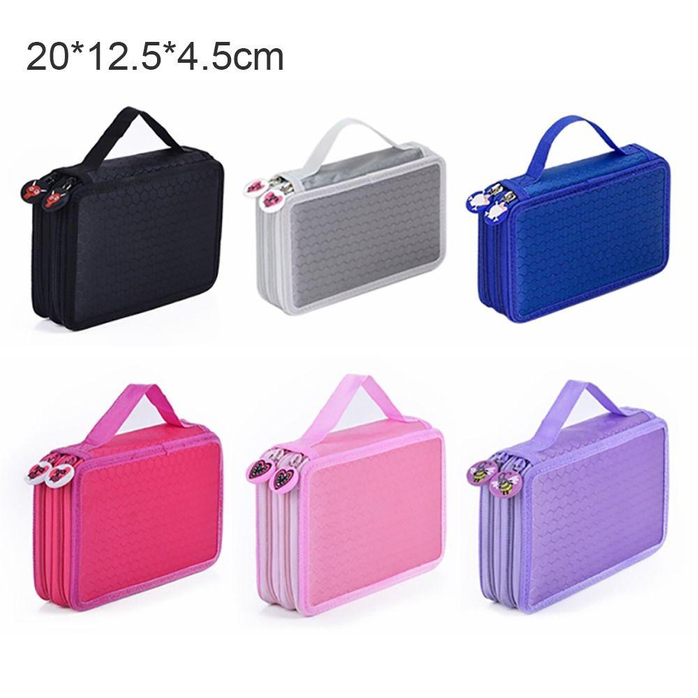 Polyester Pencil Pouch 32-Holes Pen Bag High Quality Pencil Box
