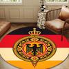 Germany Coat Of Arms Design Round mat Home Decor, Chair rug For livingroom,Bedroom, doormat home decor Birthday Gift Christmas Gifts