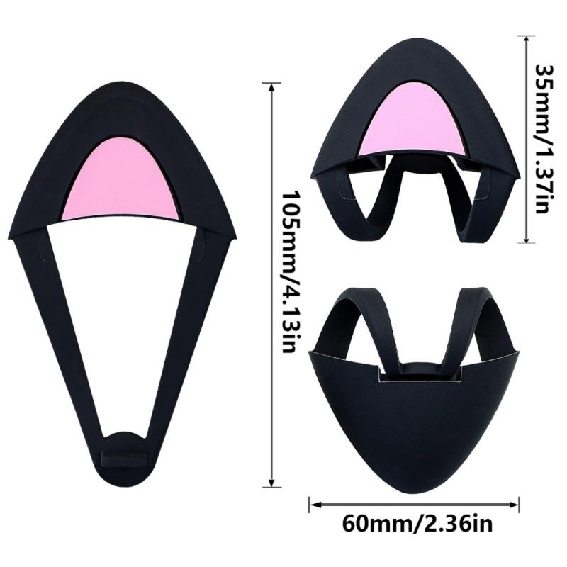 Headphone Ear Pendant Universal Headsets Accessories Earmuffs Headsets Decorations Lightweight Silicone Cats Ear Pendant