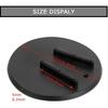 PSLER Motorcycle Kickstand Pad Kick Stand Coaster Puck Parking Stand Support Plate Helps Park Your Bike on Hot Pavement Grass Soft Ground
