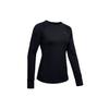 Solid Color Sports Crew Neck Printed T-Shirt Women Tops Black 1353351-001
