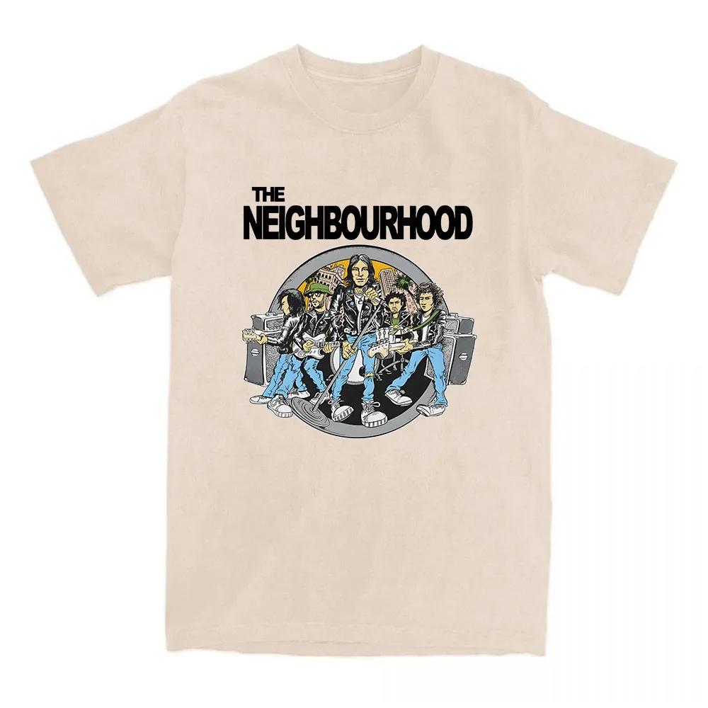 Футболка унисекс The Neighborhood NBHD Band Printing T-shirt Высококачественные женские футболки Ropa Mujer Повседневная футболка с коротким рукавом для женщин