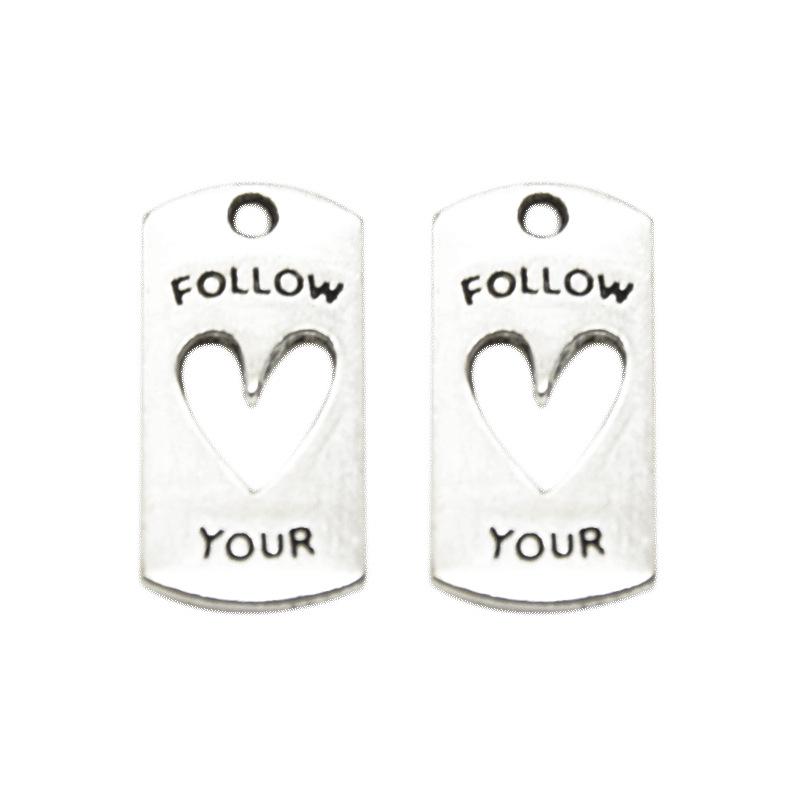 Винтажная золотая подвеска-бирка с вдохновляющим словом для изготовления ювелирных изделий