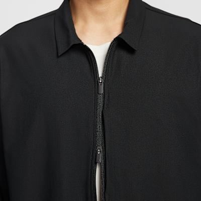 Men's Nike Dri Fit Jackets Men's Black Stand Collar Moderate