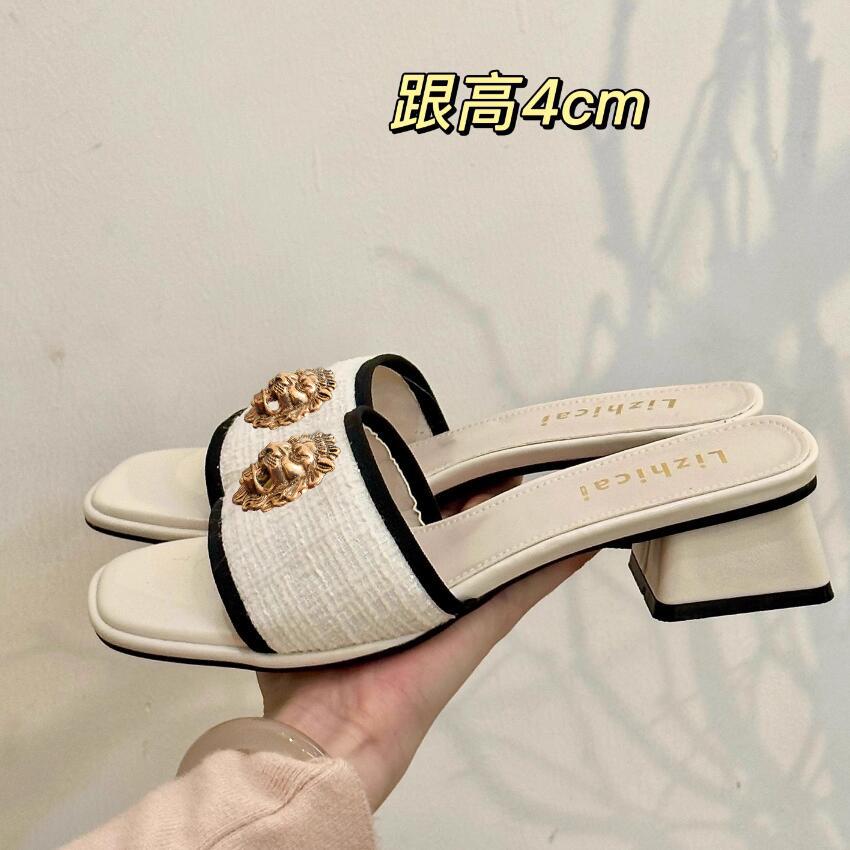 Fashion Summer Couples Flip-flops Brand Designer Casual Be Ach Slippers Women's Luxury Sandals Italian Dinner Party Style