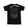 STAR WARS Mens The Last Jedi Resistance Logo Metallic T-Shirt
