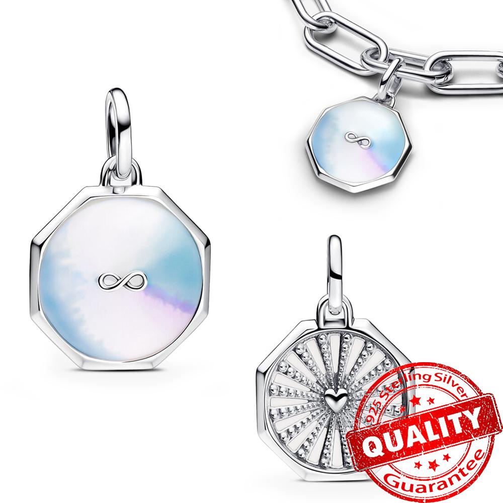 Классическое золотое проволочное сердце и сверкающий циркон из стерлингового серебра 925 пробы, подвеска-шарм "Ангел" для DIY-женского браслета, аксессуары для кулона