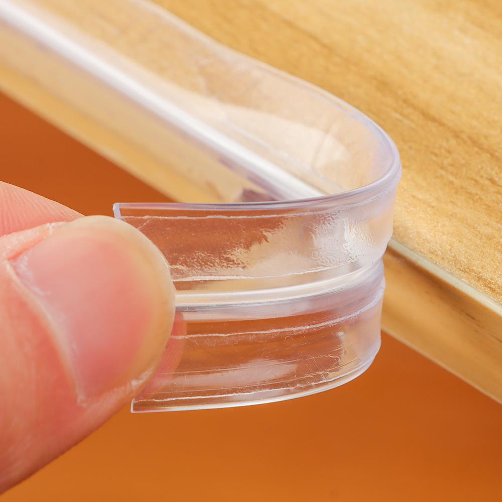 Self Adhesive Corner Guard Strip Transparent Table Edge Protector Furniture Bumper Kids Safety
