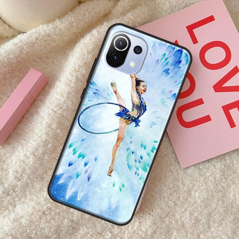 Gymnastics Oil Painting For POCO F3 F1 M3 M4 X3 Pro GT X4 Pro Phone Case For Xiaomi Mi 11 Lite 12 11T Pro Cover
