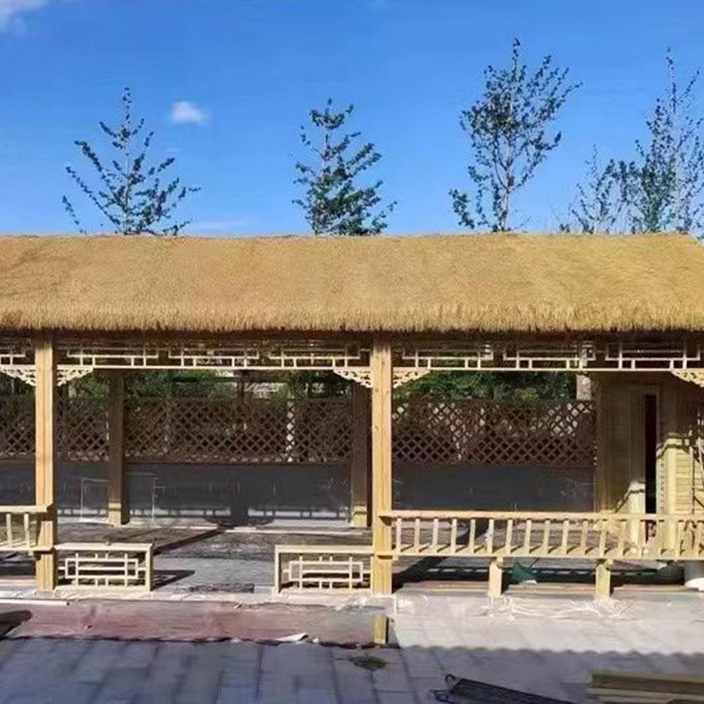 200x100см Имитация черепицы соломенной крыши Ковер для крыши Искусственная солома Имитация ковриков Декоративные для сада Для плетения жалюзи Реалистичные