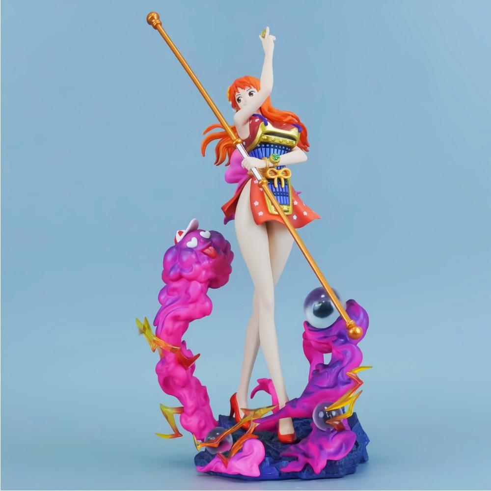 30 см/11,81 дюйма Аниме ФИГУРКА ONE PIECE Нами Фигурки Действия ПВХ Статуэтка Настольное Украшение Коллекционная Модель Игрушки Подарки