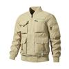Bomber Jacket Men's Baseball Uniform Multi-pocket Work Jacket Functional Jacket Three-proof Assault Top