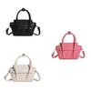 Versatile Women's Shoulder Bag Fashionable Trendy Handbag Commuter Work Texture Small Square Bag