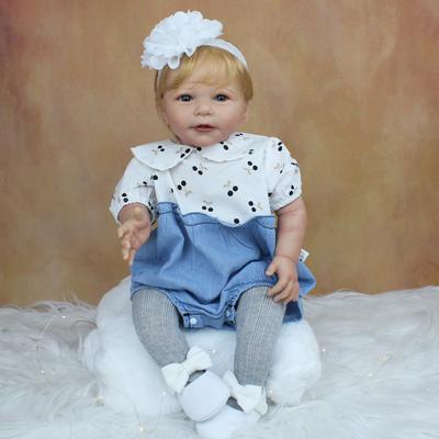 BZDOLL 55 см 3D-краска кожи мягкая силиконовая кукла реборн игрушка для девочки реалистичная 22 дюйма принцесса Лиза Бебе одеваются игровой дом подарок
