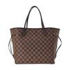 [Б/У] Сумка-тоут Neverfull Mm из покрытого канваса в клетку с кожаной отделкой - Очень хорошее состояние #10XEZ4H