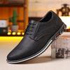 Fashion Large-size Men's Shoes Luxury Business Dress Shoes Fashion Outdoor Casual Soft Leather Shoes Lace Up Oxford Shoe Men's Loafers