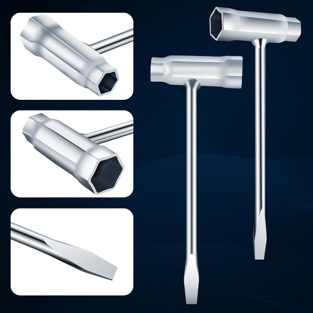 Mechanický klíč s dvojitou hlavou 13/19 mm Klíč na pilový řetěz Vysoce kvalitní klíč T Zahradní nářadí