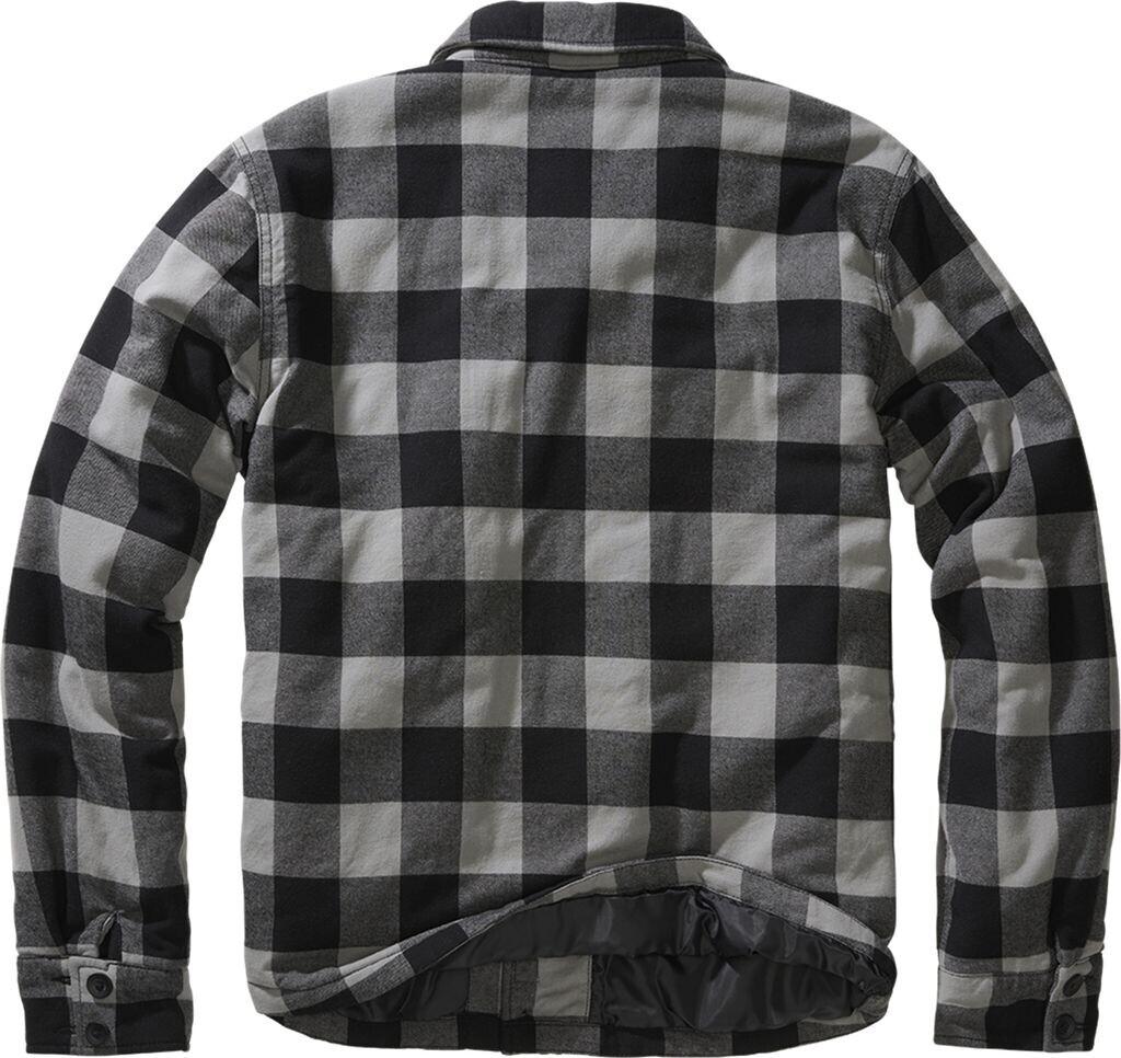 Зимняя куртка Brandit Lumberjacket (9478) black/charcoal