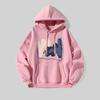 Men and Women for Spring Autumn Fashion Casual Hooded Sweatshirt Fashion Simple Loose Breathable Print Hoodie