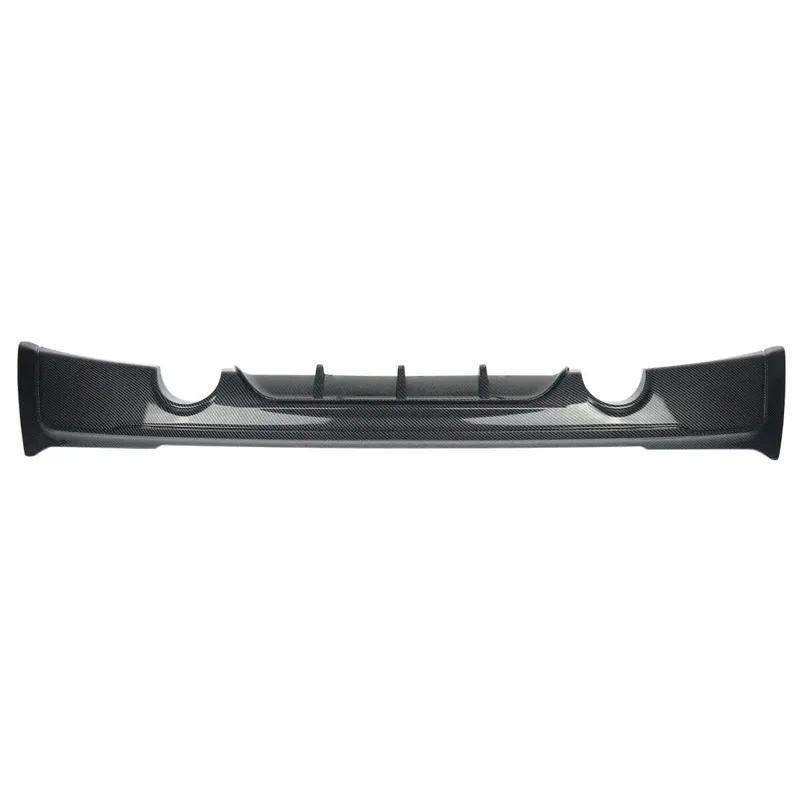 Rear Bumper Diffuser Dual Exhausts For BMW 2 Series F22 F23 M Performance/M Sport 2014-2020 Carbon Fiber Look Gloss Black